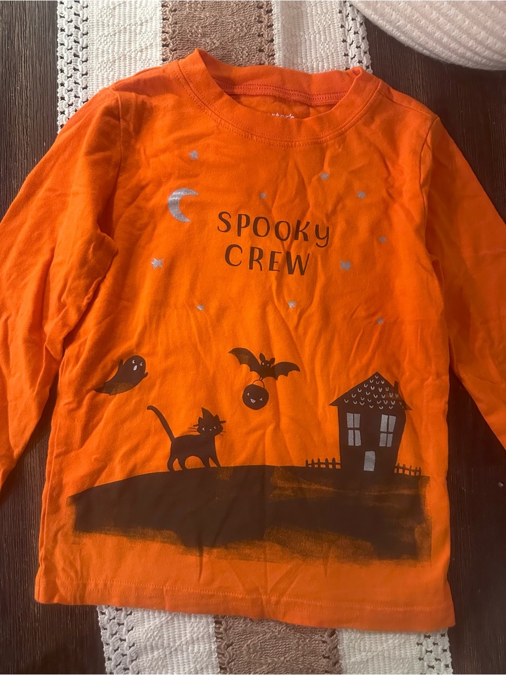 Carter’s Spooky Crew Kids Halloween Long Sleeve Top Size 5T
